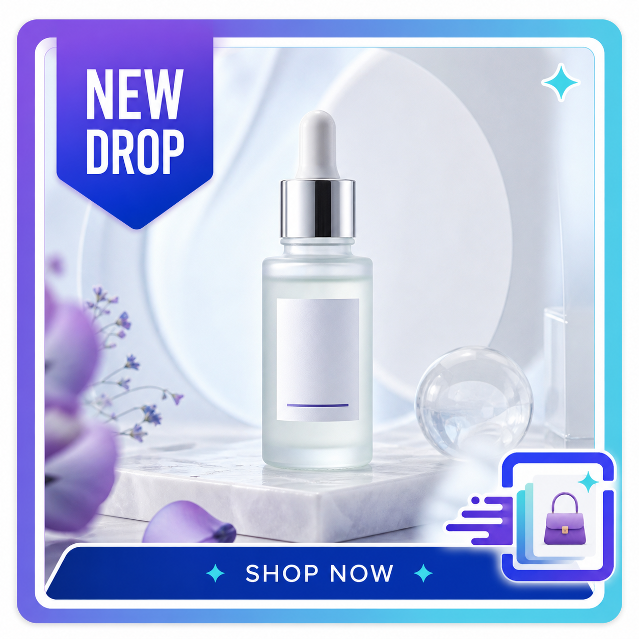 AI generated home decor product ad creative